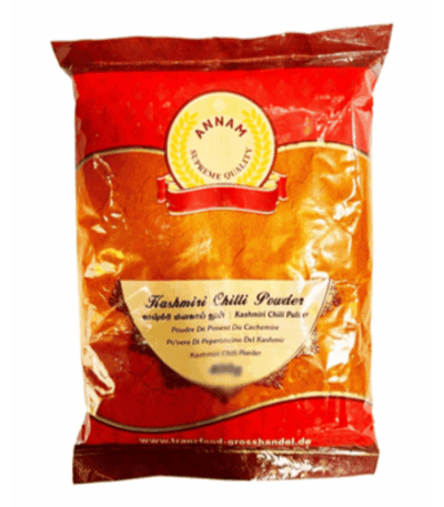 Annam Kashmiri chilli powder 100g pack – mild red chilli spice for curry, tandoori, and Indian cooking