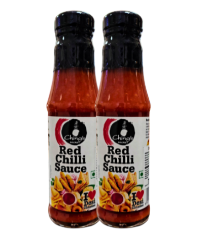 Chings Red Chilli Sauce 200g spicy condiment for noodles, momos, and stir-fries