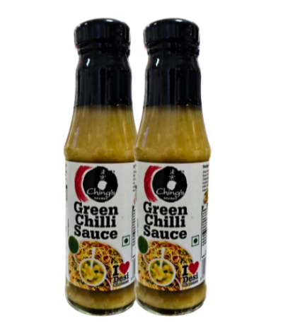 Chings Green Chilli Sauce 190g tangy and spicy condiment for noodles, momos, and stir-fries