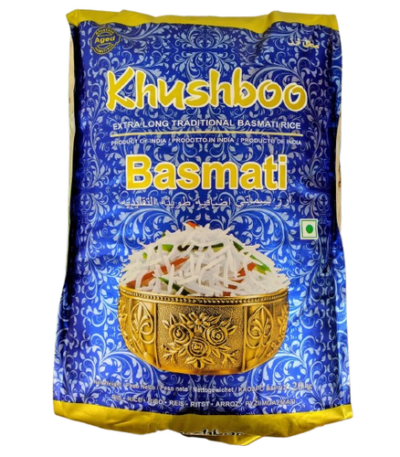 Khusboo Basmati Rice 20kg premium long grain aromatic basmati rice