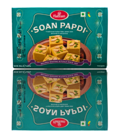Haldiram's Soan Papdi traditional Indian sweet with flaky texture
