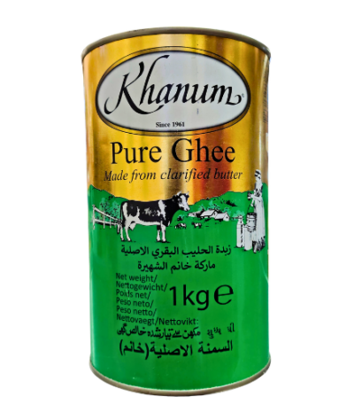 Khanum Ghee 500ml pure desi ghee for Nepali and Indian cooking